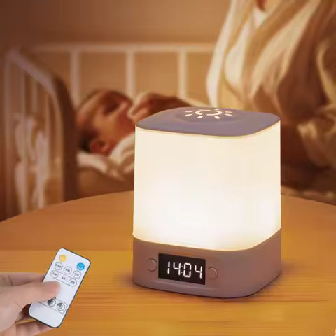 Veilleuse LED Tactile avec Horloge
