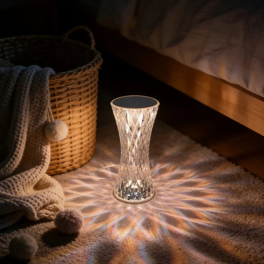 Lampe Cristal USB 3 Couleurs