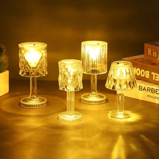 Lampe LED Cristal : Lumière Ambiante Changeante