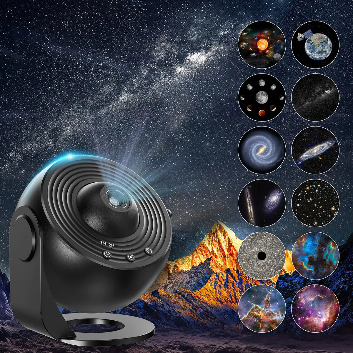 Projecteur Étoiles Galaxy Ultral HD 13 Films