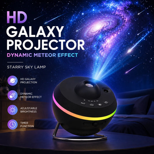 Projecteur Galaxie HD : Étoiles et Météores Dynamiques
