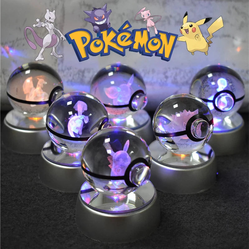 Veilleuse Boule Cristal 3D Pokémon