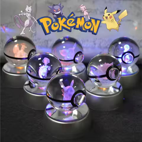 Veilleuse Boule Cristal 3D Pokémon