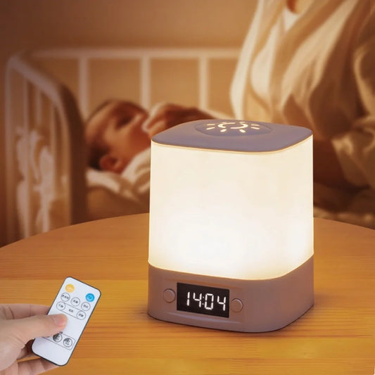 Veilleuse LED Tactile avec Horloge