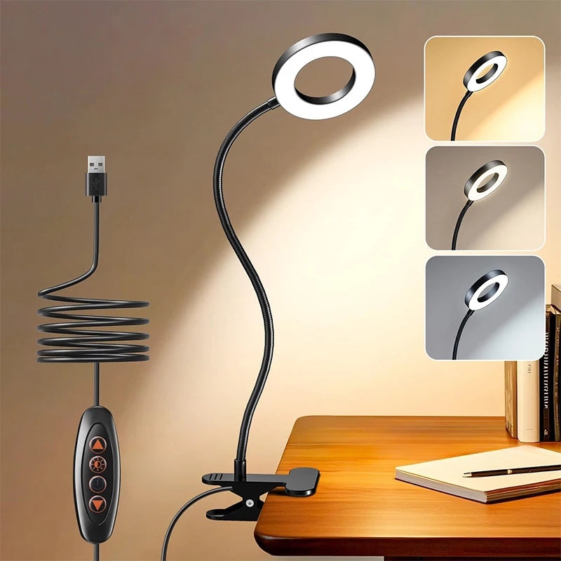 Lampe de Lecture LED Flexible USB 3 Couleurs