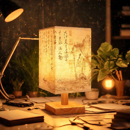 Lampe de Chevet Chinoise Dimmable