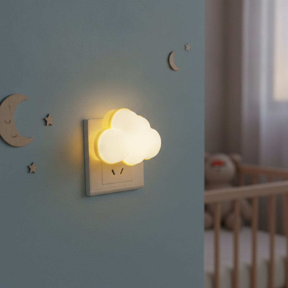 Veilleuse Nuage WoodPow : Douceur & Sérénité Bébé