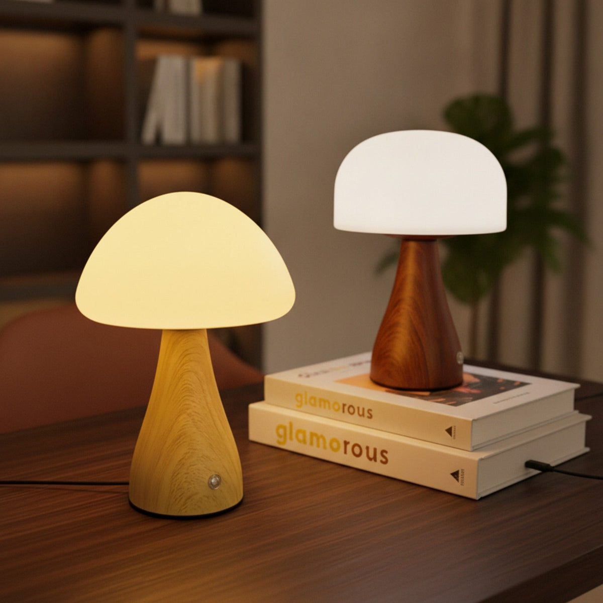 Lampe Champignon Tactile Design Nordique