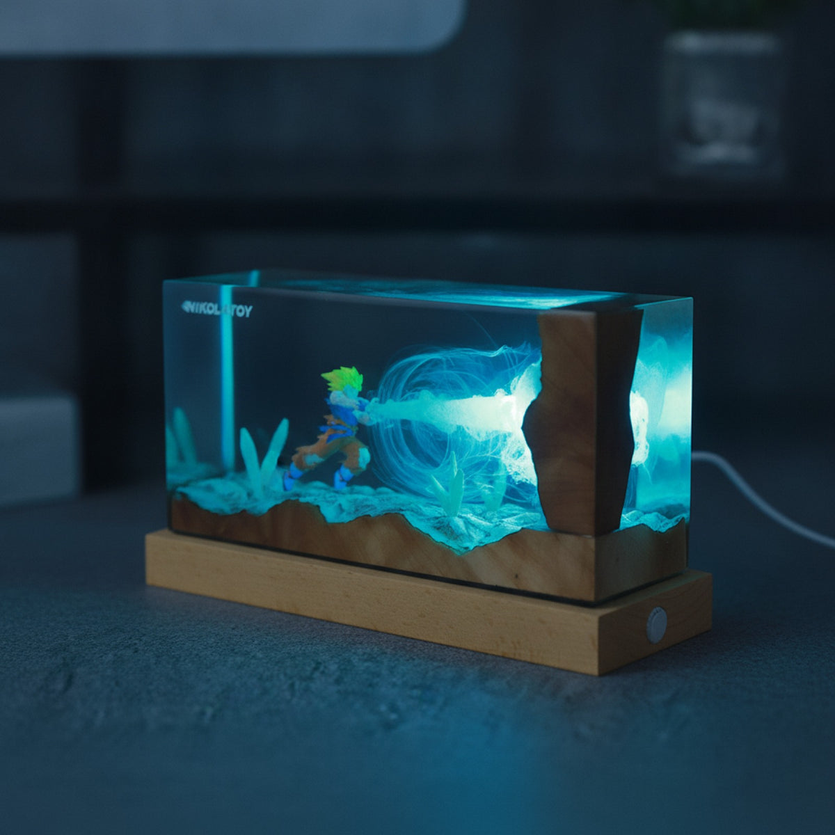 Lampe LED Magnétique Goku & Gogeta Dragon Ball