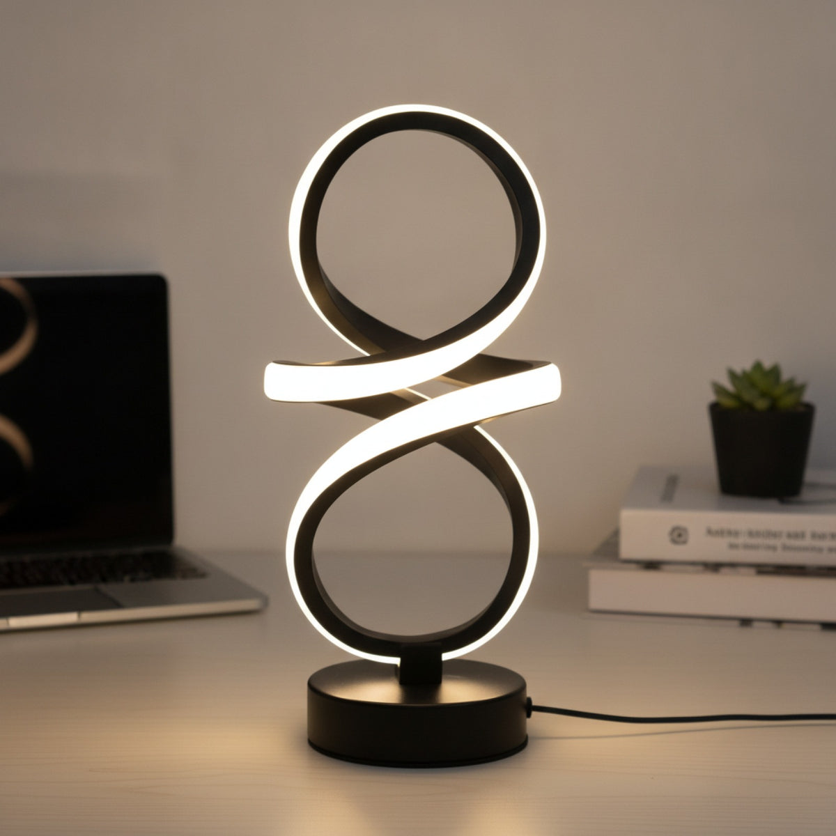 Lampe Spirale LED USB : Ambiance Modulable