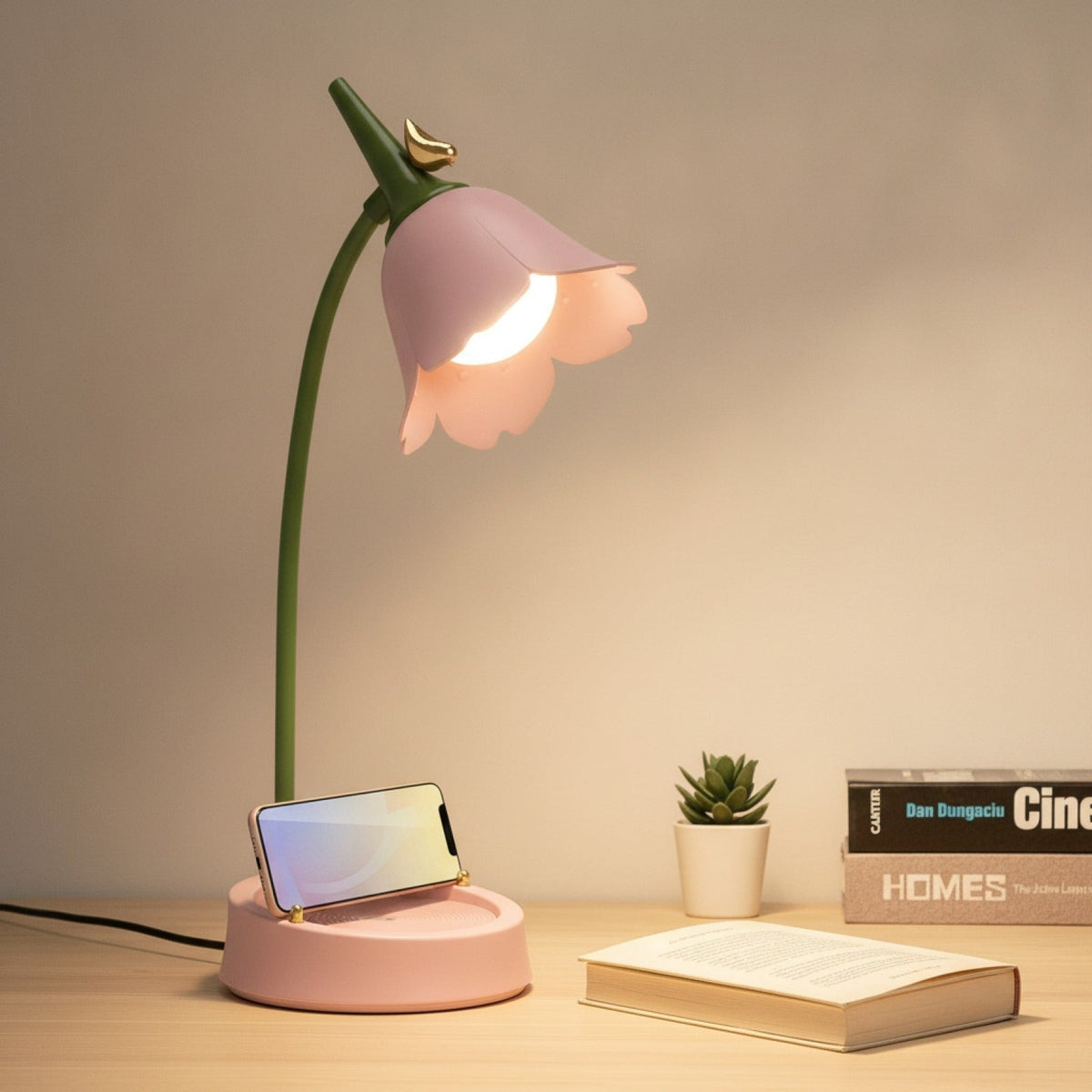Lampe LED Rose Tactile Rechargeable