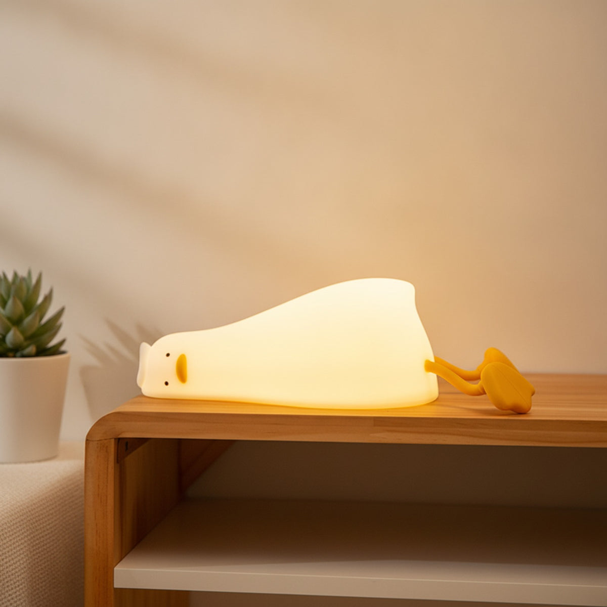 Veilleuse Canard Silicone Rechargeable Bébé