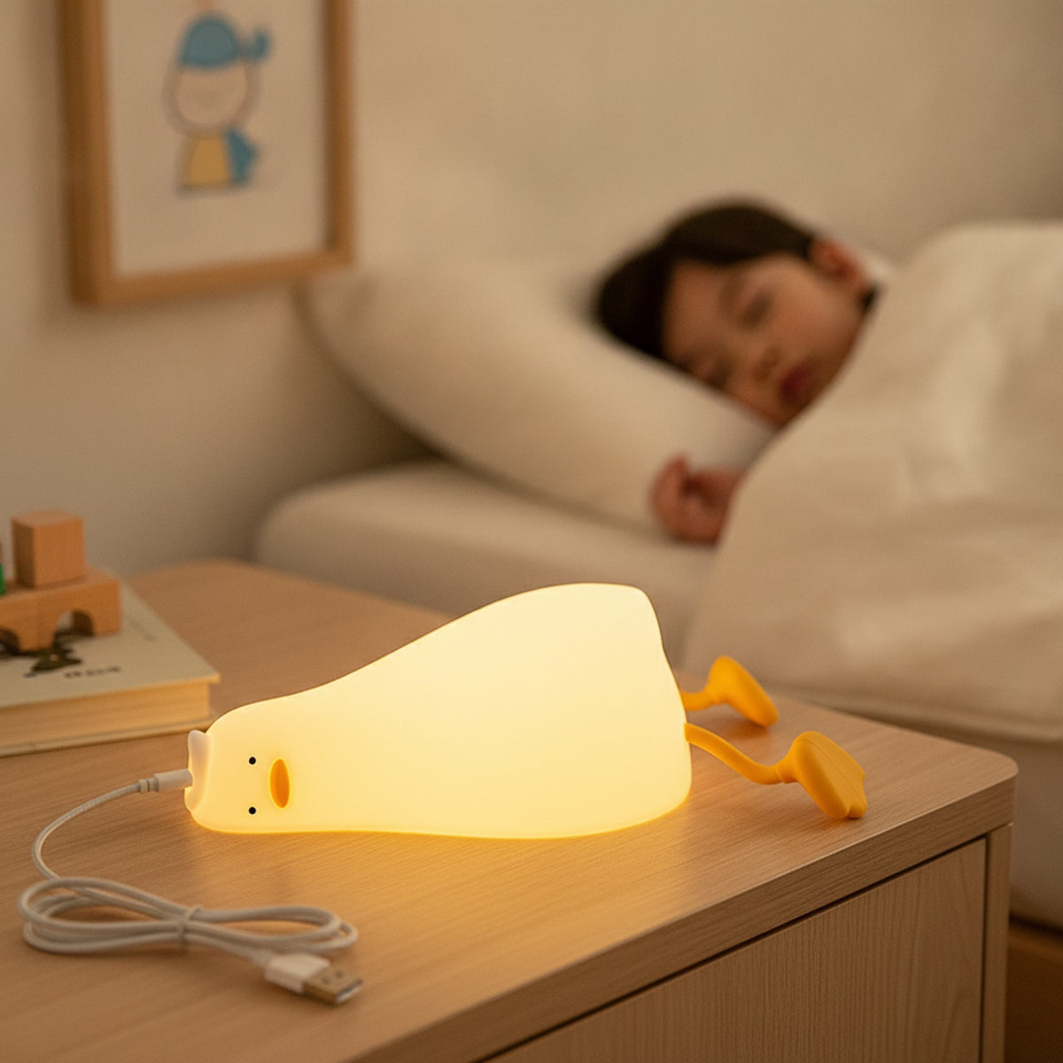 Veilleuse Canard Silicone Douce USB