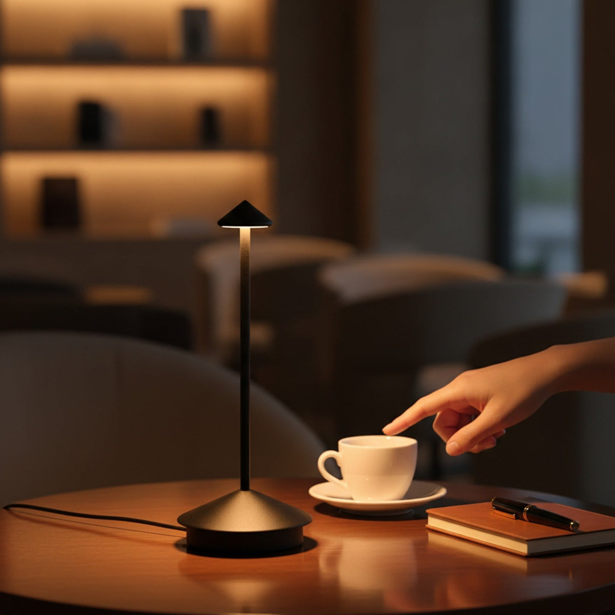 Lampe LED Tactile Rechargeable Design