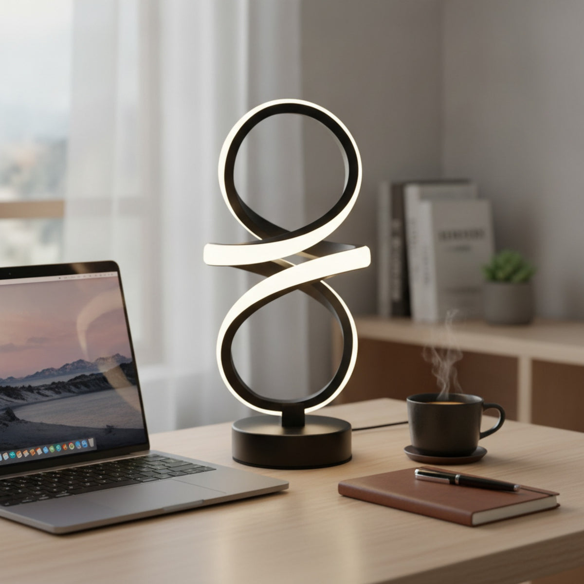 Lampe Spirale LED USB : Ambiance Modulable