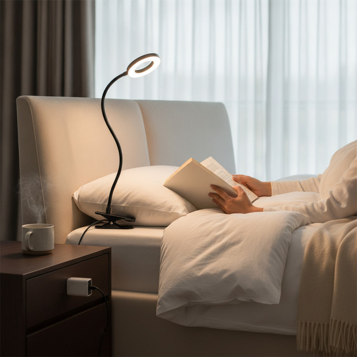Lampe de Lecture LED Flexible USB 3 Couleurs