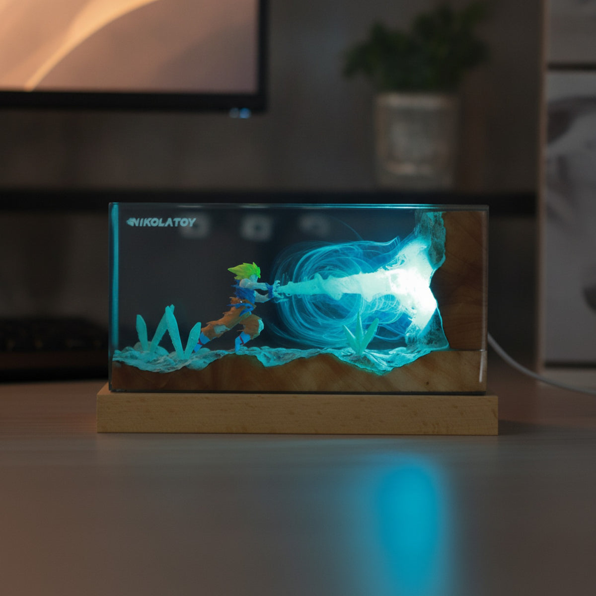 Lampe LED Magnétique Goku & Gogeta Dragon Ball