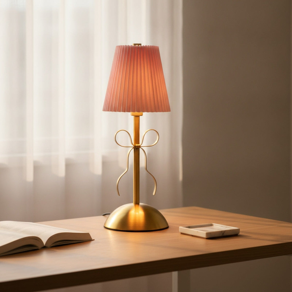Lampe Bureau LED Rechargeable Tissu Ambiance Cosy