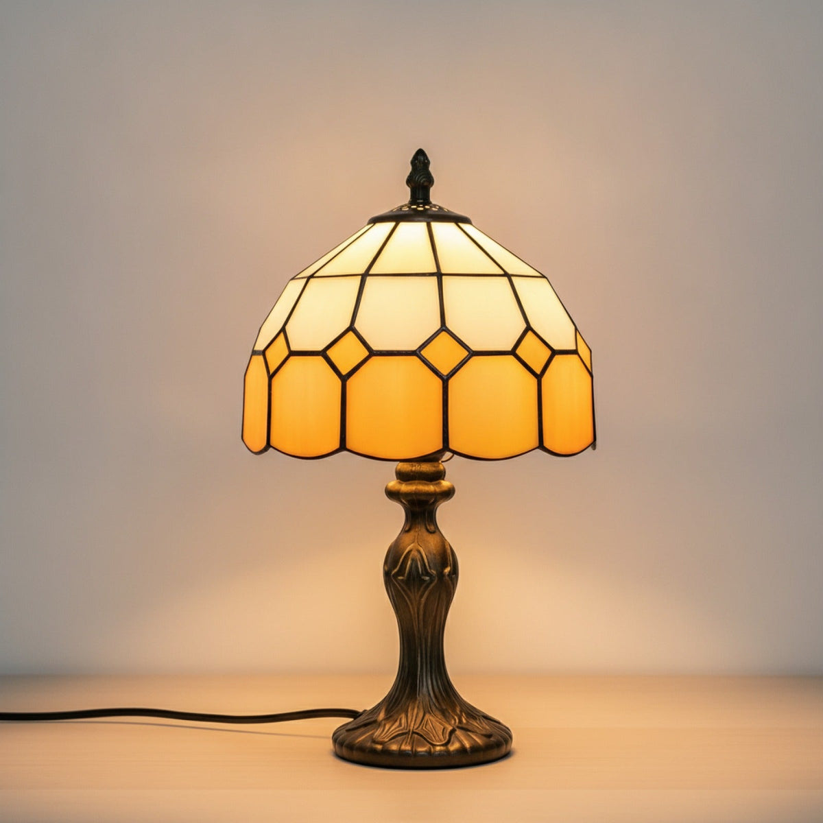Lampe de Table Orange Scandinave Design