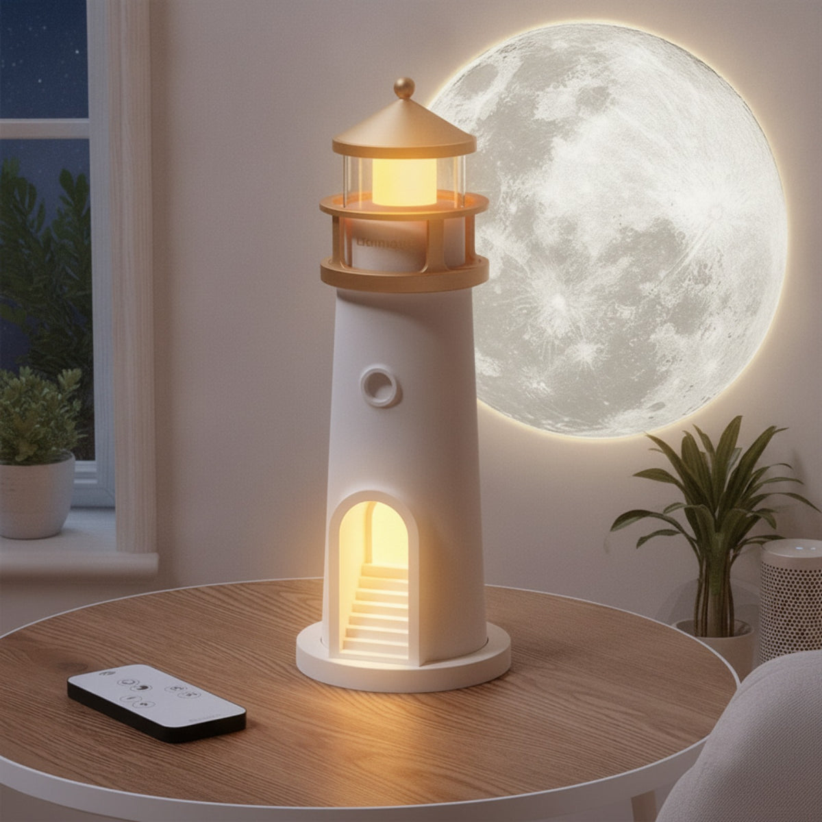 Lampe Lunaire Projecteur Ambiance & Musique Bluetooth